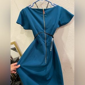 Calvin Klein Women Dress - Turquoise with belt